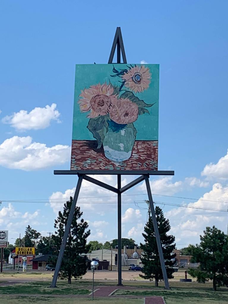 Van Gogh painting in Goodland Kansas